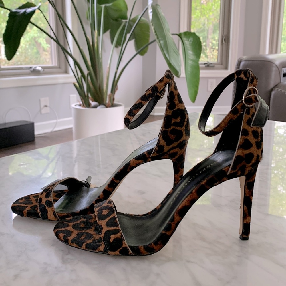 NEW Zara leopard heels
